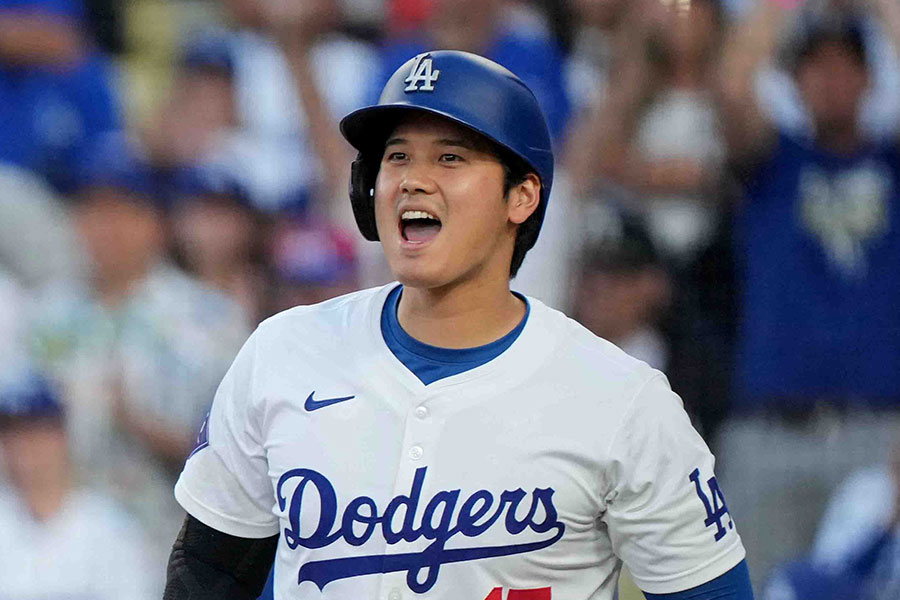 イケメンすぎる」首元キラリ…大谷翔平の