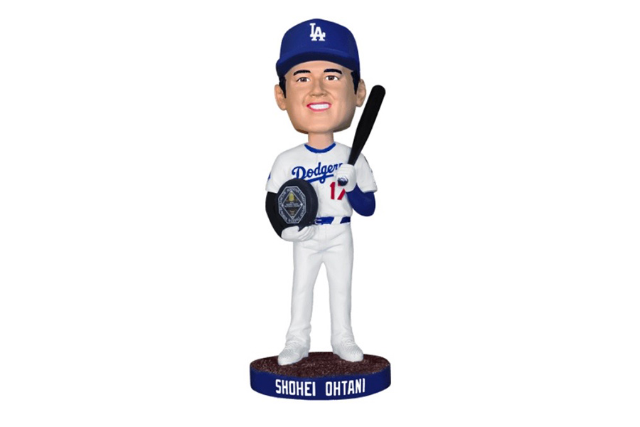 大谷 ボブルヘッド 2025シーズン初 MVP Dodgers 4/2配布 大谷