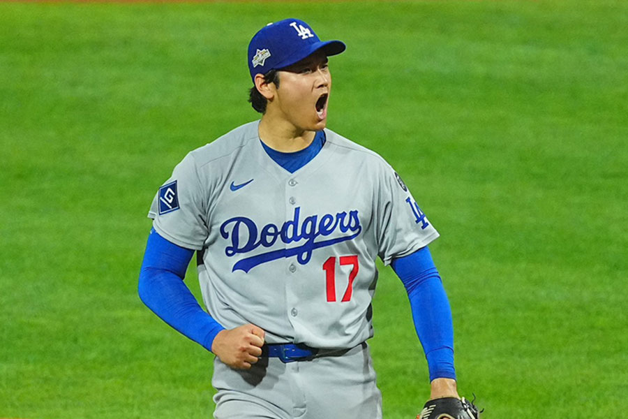 大谷翔平がPS初勝利、ド軍監督は大絶賛「これは前例のない」「歴史を
