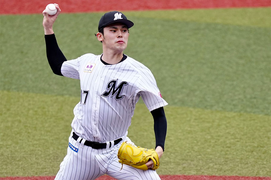 佐々木朗希が今季5勝目、最速165キロで10奪三振…5回まで無安打投球に