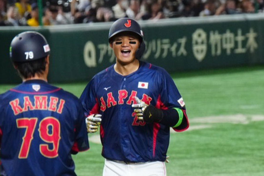 空気一変の弾丸アーチ「自分のスイングできてよかった」 阪神森下