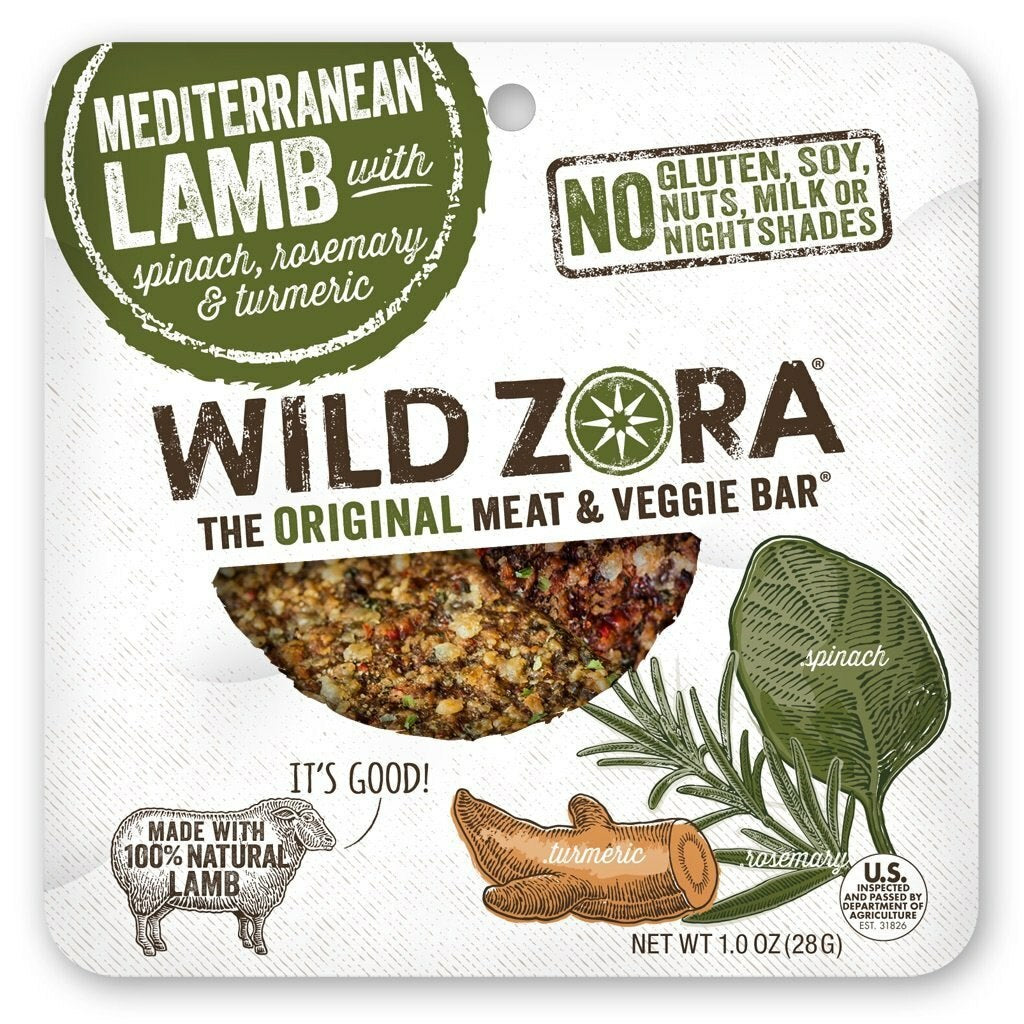 Wild Zora Mediterranean Lamb Veggie & Meat Bar – Tasty!