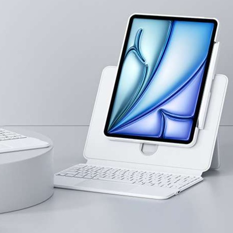 iPadケース 磁石着脱式 保護機能付き タブレット用キーボード付き