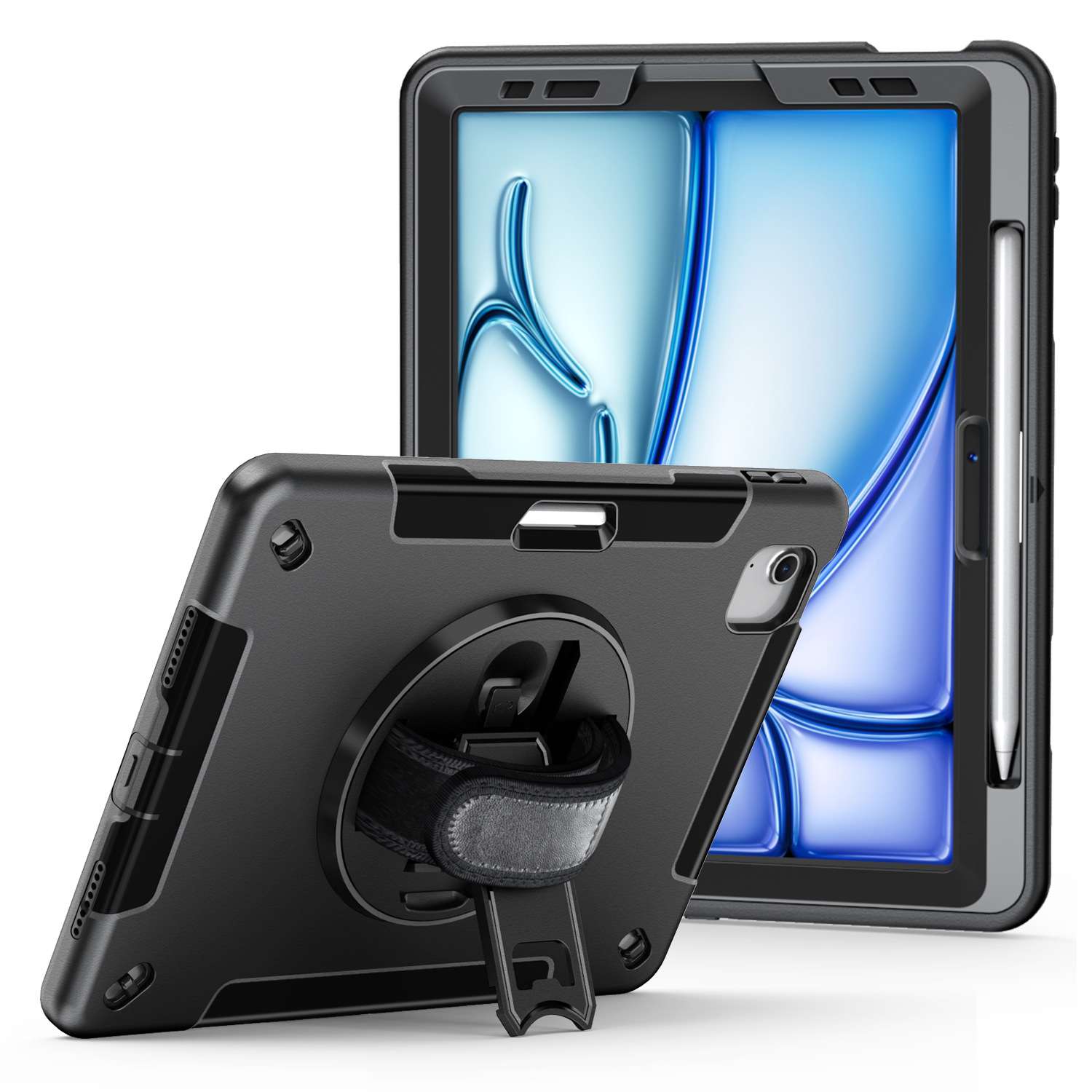 iPadケース 頑丈保護アイパッド第6世代用スタンド付きケース ipad 第6