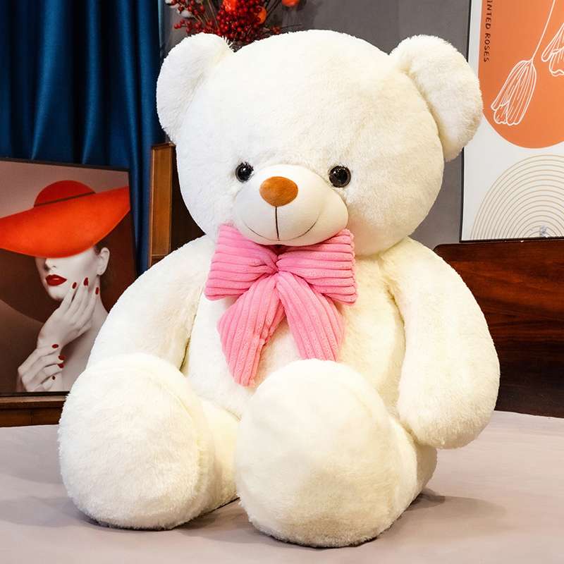 くまぬいぐるみ ふわもこ抱き心地 特大テディベア くま 白(大)|くま