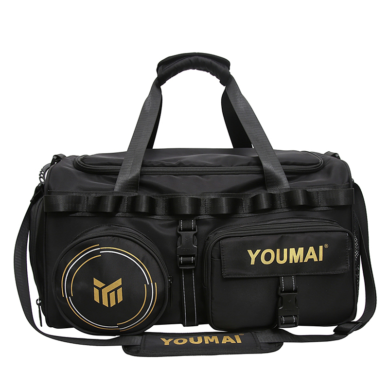 ボストンバッグ 多機能ポケット付き スタイリッシュボストン 旅行