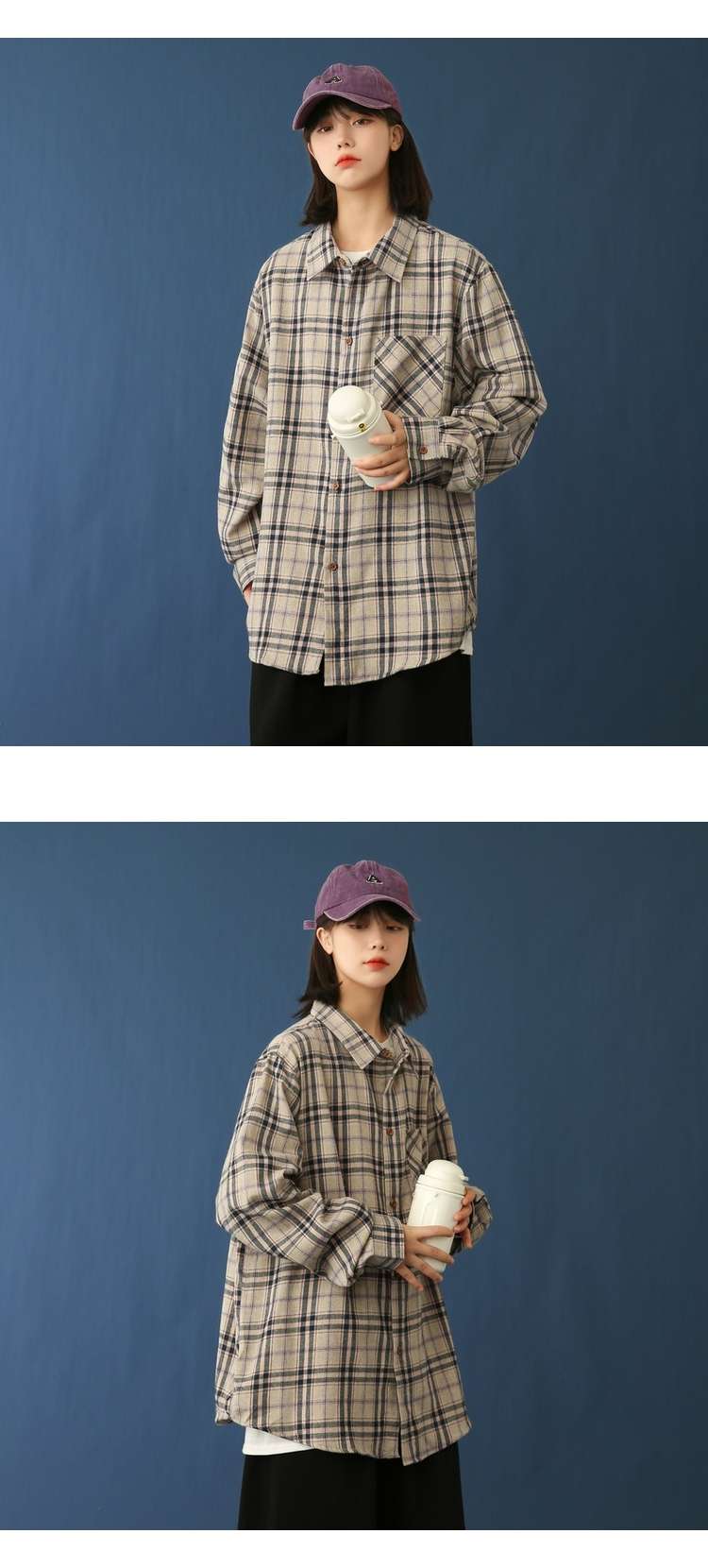 ギンガム チェック ゆるふわ チェック シャツ ジャケット ジャケット