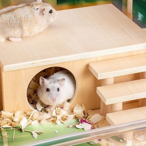 ハムスターケージ ハムスター用テント型ハウス 安全快適ベッド ハウス