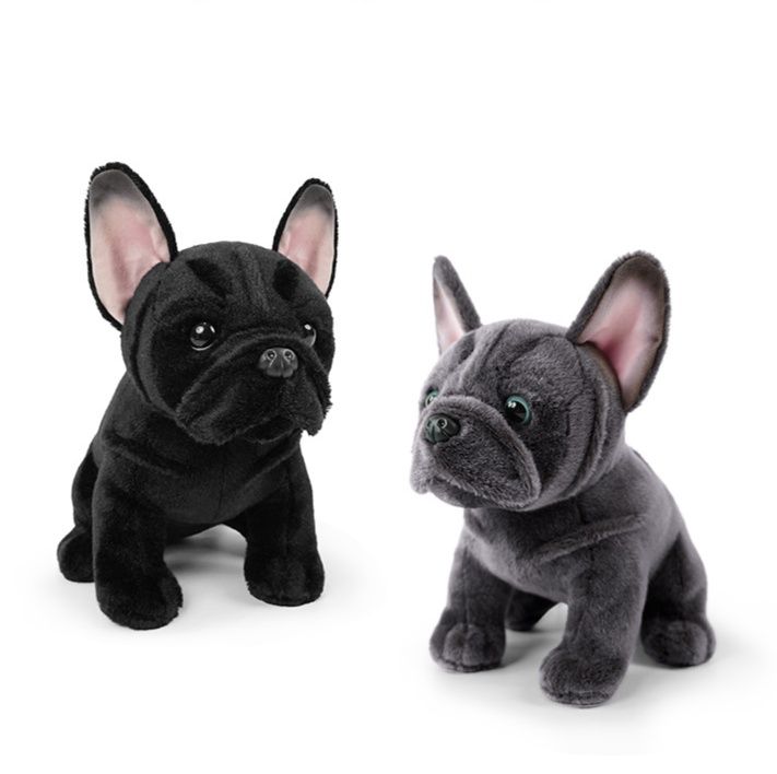 ふわふわフレンチブルドッグ座りポーズぬいぐるみ パグ ぬいぐるみ|犬