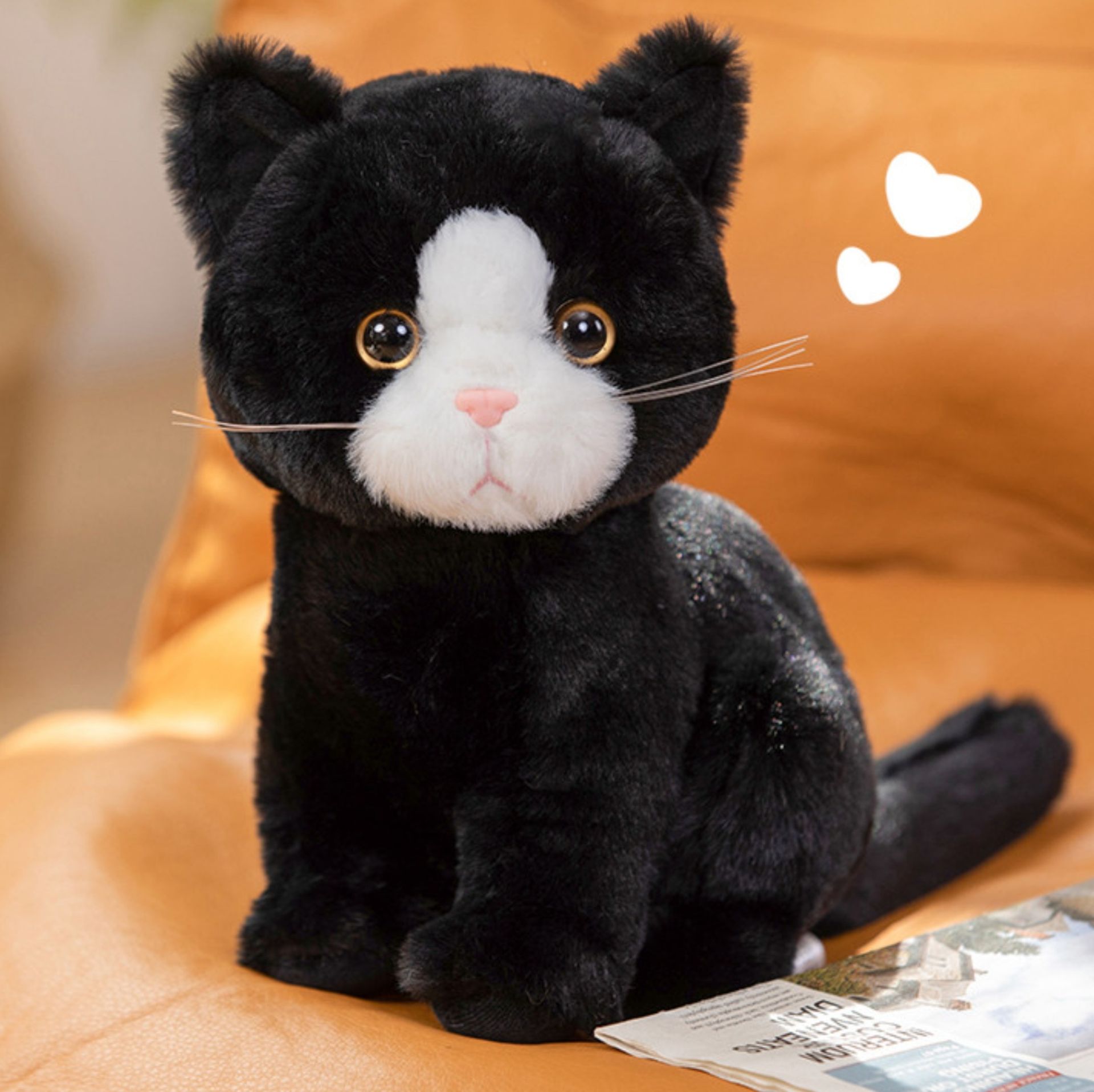 猫ぬいぐるみ 黒猫 もふもふ魔法の子猫ぬいぐるみ 黒|猫ぬいぐるみ専門