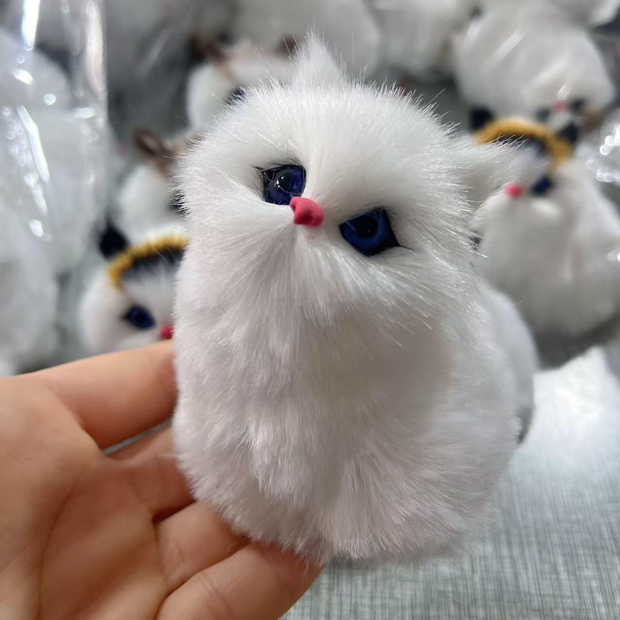 猫ぬいぐるみ白色 おやすみ猫ちゃんぬいぐるみ 白|猫ぬいぐるみ専門