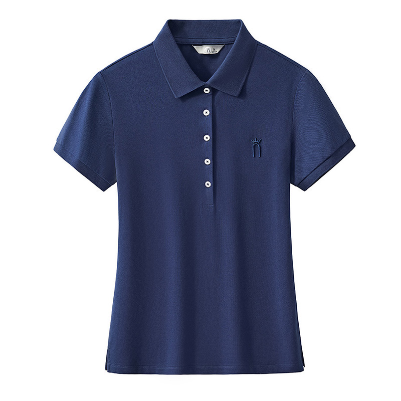 ポロシャツ 王冠刺繍シンプル半袖ポロシャツ 半袖|ポロシャツ専門通販