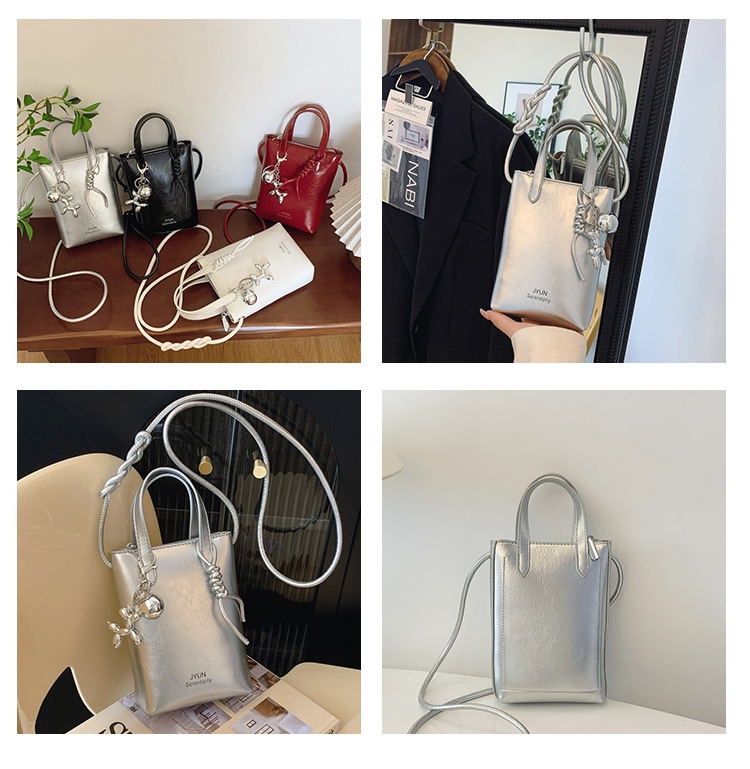 ショルダーバッグミニレディース編み込みストラップ付き小型