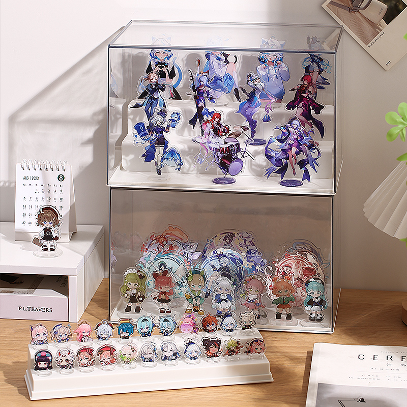 グッズ収納 二段式アクリルコレクション収納ケース アクスタ収納