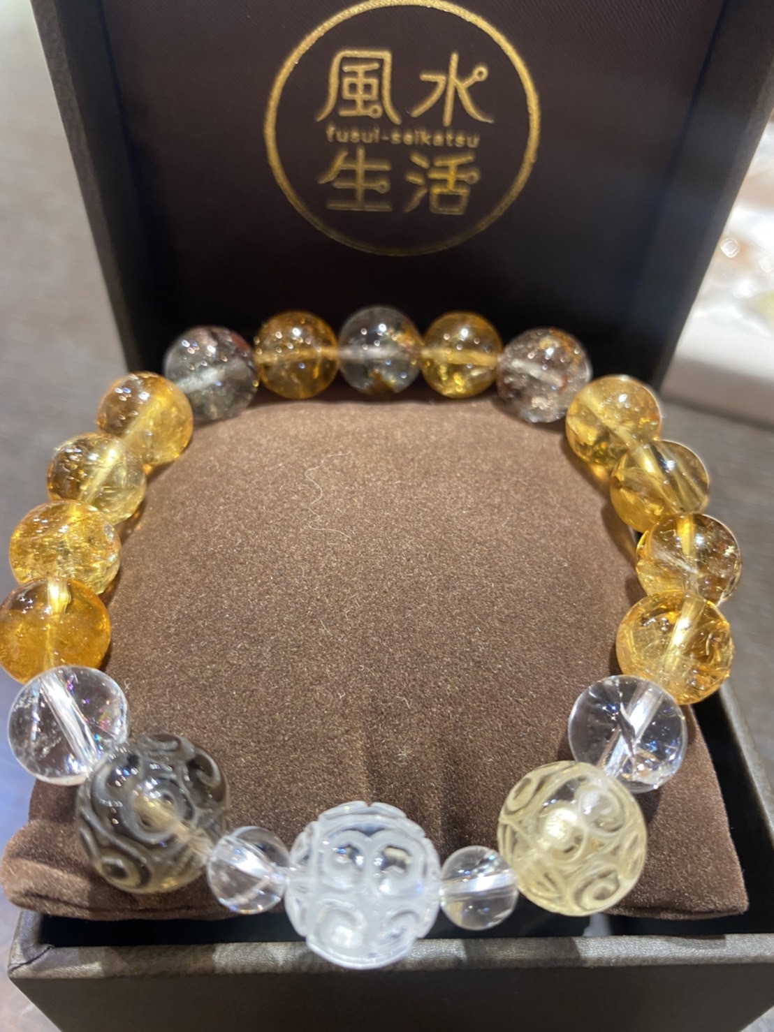 金運UP】☆金運五行ブレスレット【 土 】☆ | パワーストーン