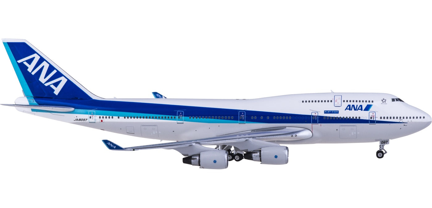 1:400 Phoenix PH04371 ANA Boeing 747-400 JA8097 Happy Flight+Free