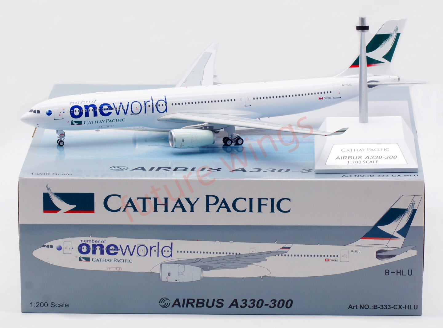 1:200 B-Models Cathay Pacific A330-300 B-HLU “One World”Diecast