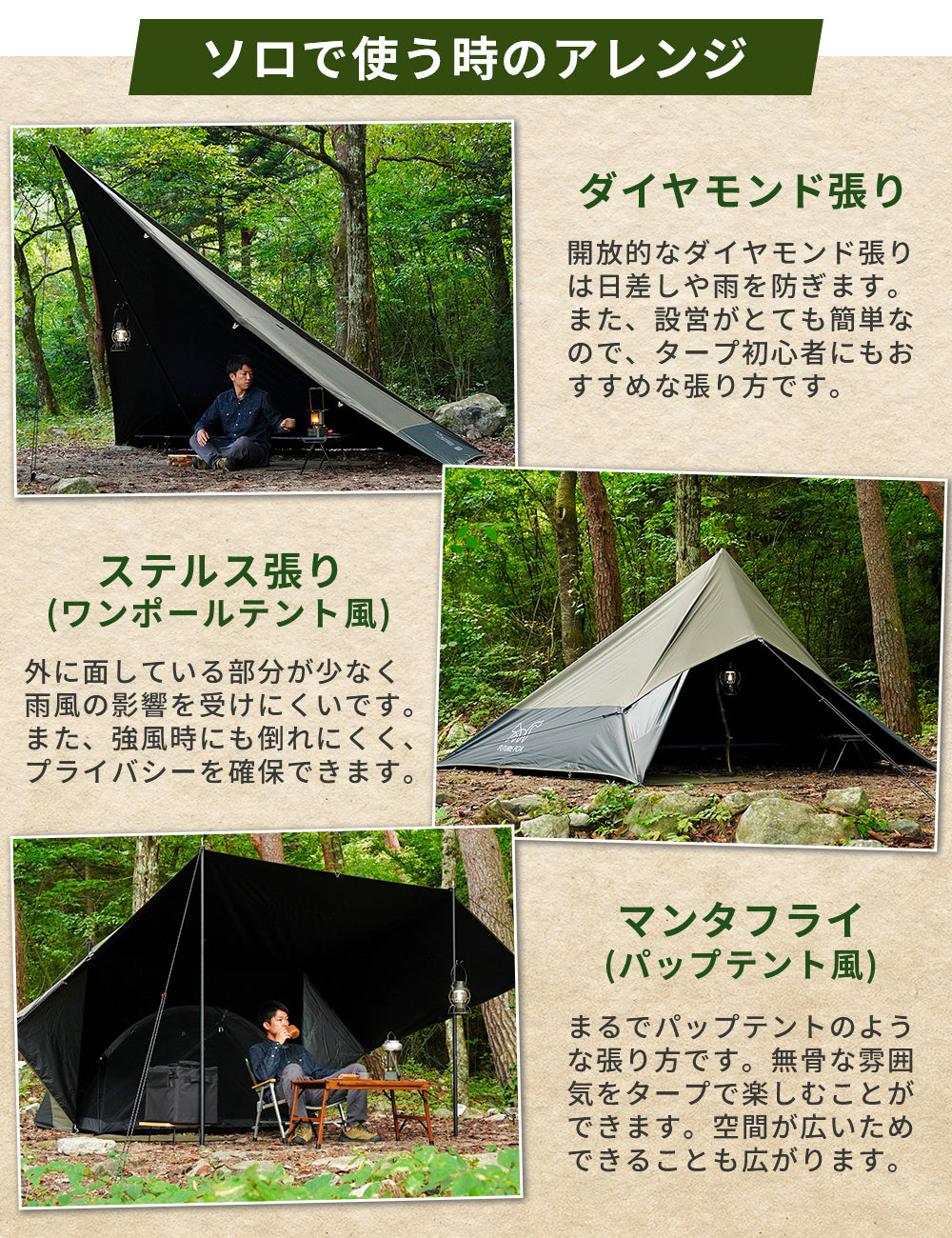 ポリエステル スクエアタープ 4m×4m ブラックコーティング 遮光率90