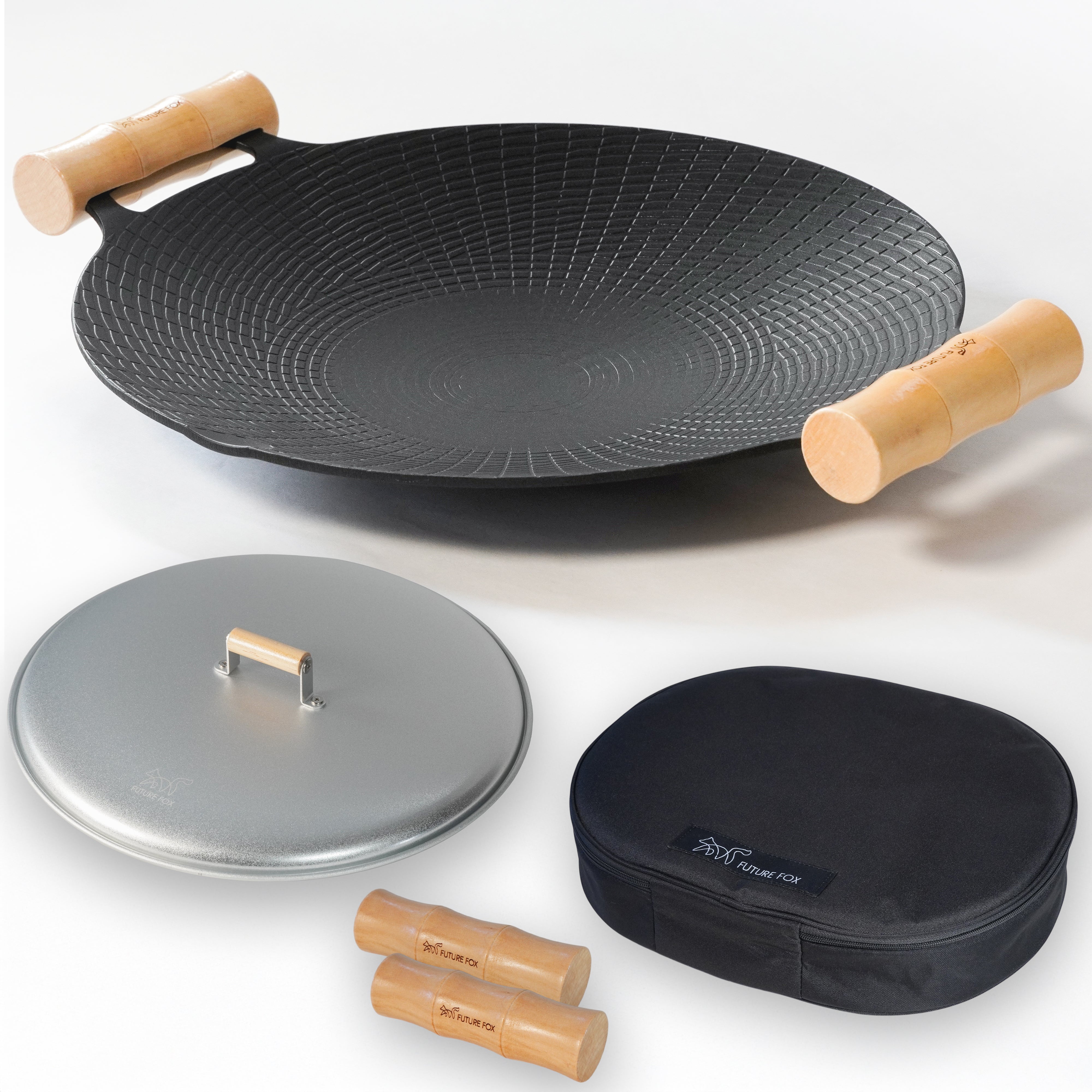 マルチグリドル 直径32cm 深型 4点セット｜FUTURE FOX – FUTURE FOX