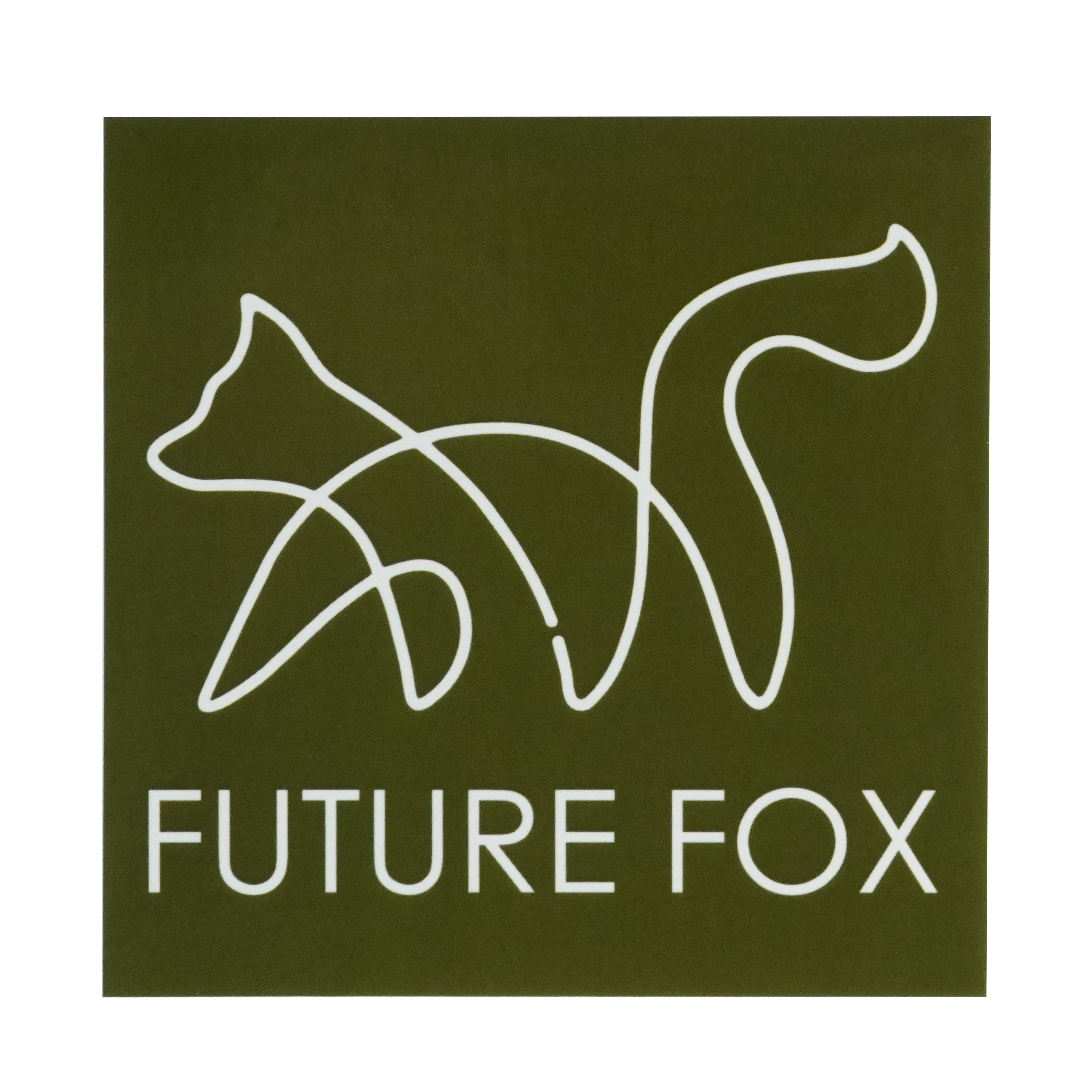 ロゴ ステッカー 10cm×10cm｜FUTURE FOX – FUTURE FOX-OUTDOOR