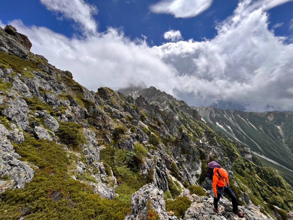 山行記録】槍ヶ岳 北鎌尾根/2023年7月15日〜17日「2日目」