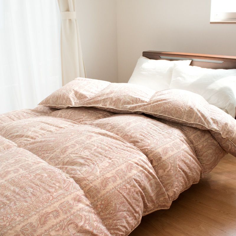 河田フェザー フランス産 羽毛布団 ダック 90％ シングル｜ねごこち