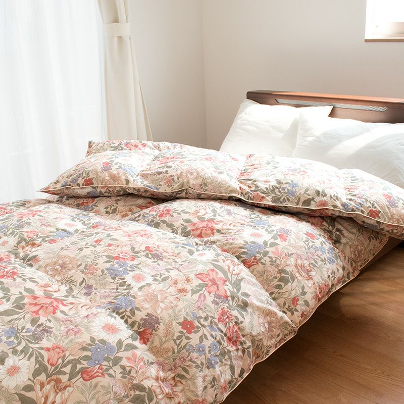 15新品未開封 羽毛布団 シングル 掛け布団 100％羽毛1.25kg