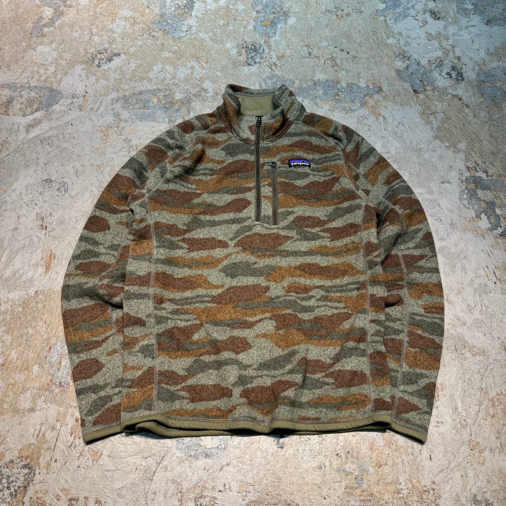 古着 Patagonia/パタゴニア/ハーフジップフリース/迷彩柄/サイズM – MUJIN