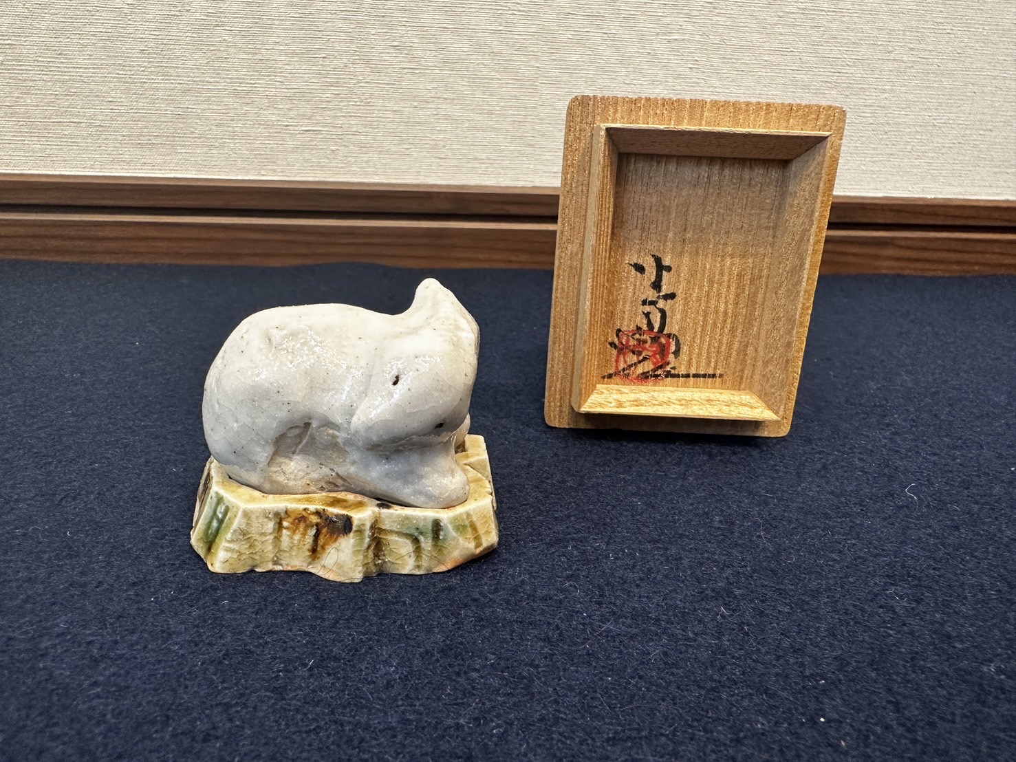 兎香合 共箱 - 古川古美術 茶室のある空間で 古美術に触れる古川古美術