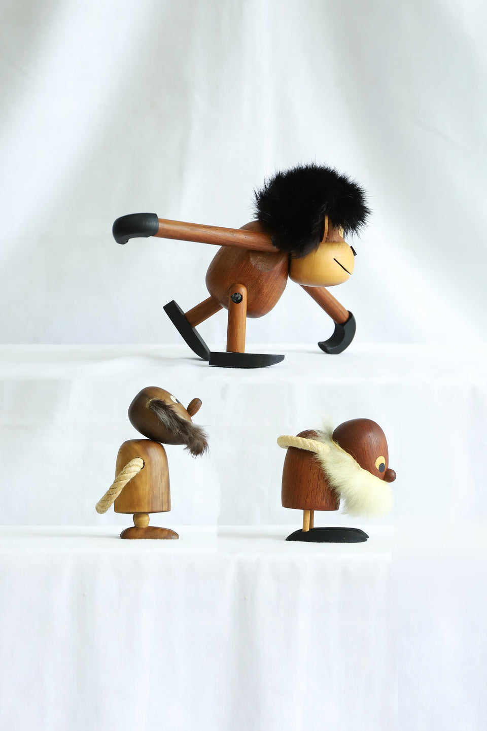 デンマークヴィンテージ 木製 人形 オブジェ/Danish Vintage Wooden