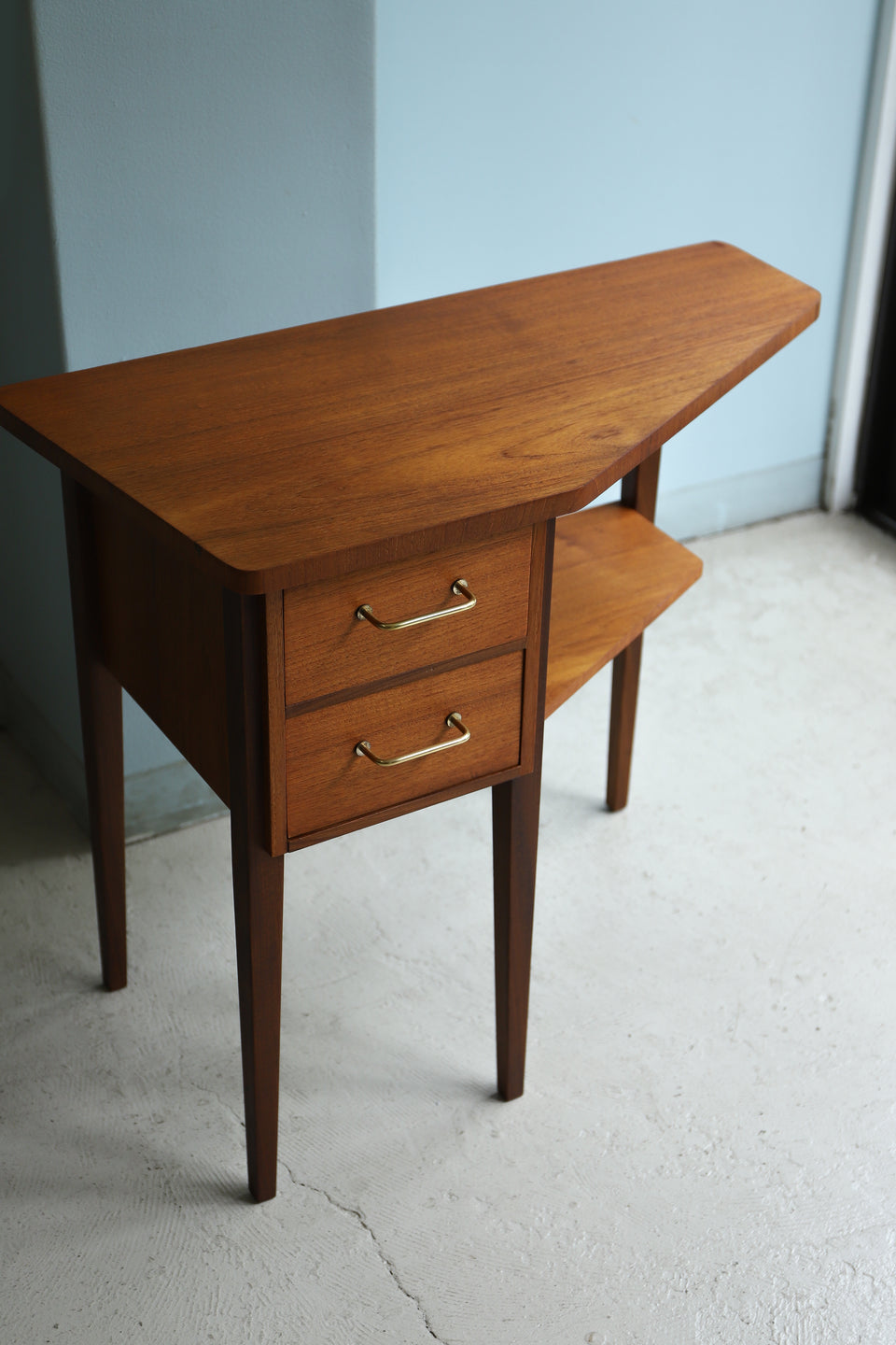 アンティーク コンソールテーブル コーナー三角 アンティーク