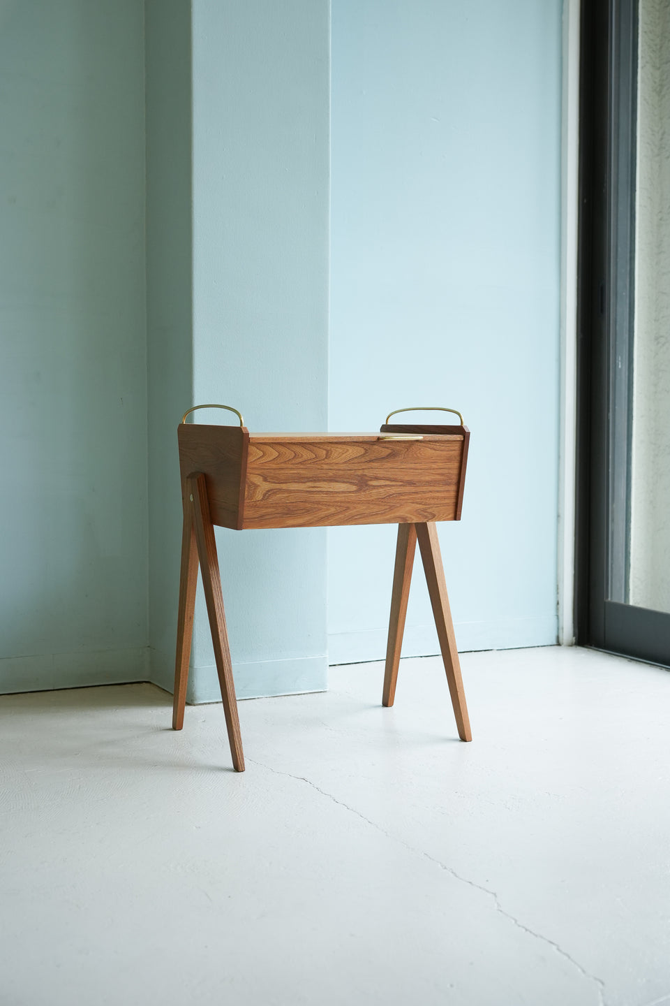 スウェーデンヴィンテージ ソーイングボックス サイドテーブル 北欧