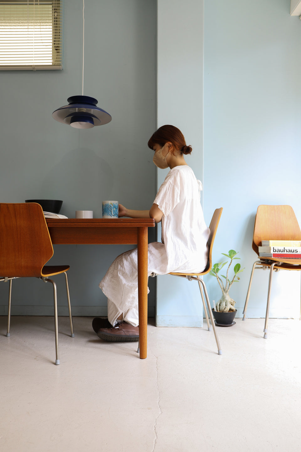 デンマークヴィンテージ スタッキングチェア チーク プライウッド 椅子