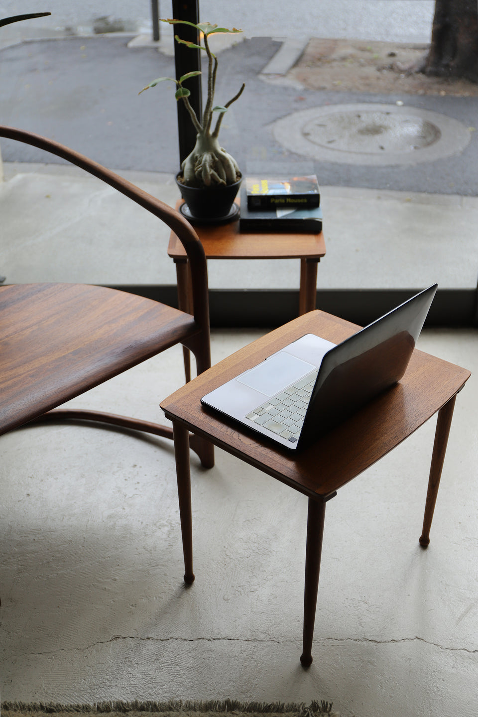 デンマーク ヴィンテージ ネストテーブル チーク材 北欧家具/Danish