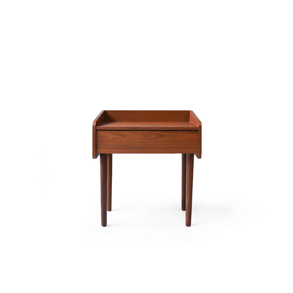 デンマークヴィンテージ ナイトテーブル サイドテーブル チーク材 北欧