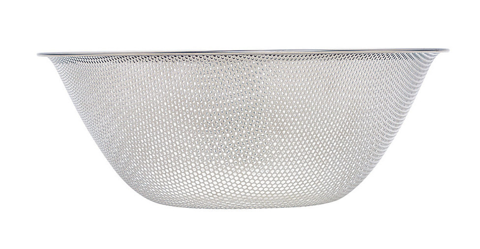 柳宗理デザイン ステンレスボウル27cm & パンチングストレーナー27cm