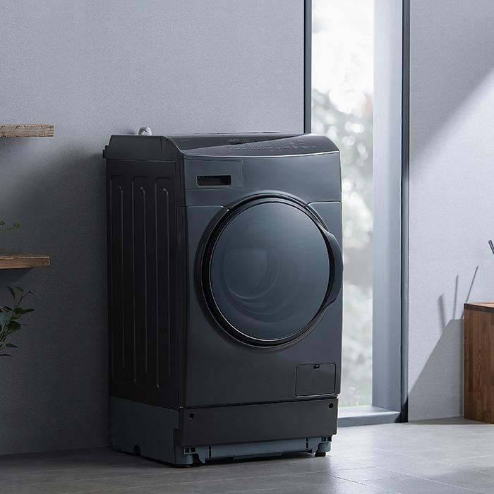 ドラム式洗濯乾燥機 アイリスオーヤマ 8.0kg / 5.0kg ブラック 洗濯機