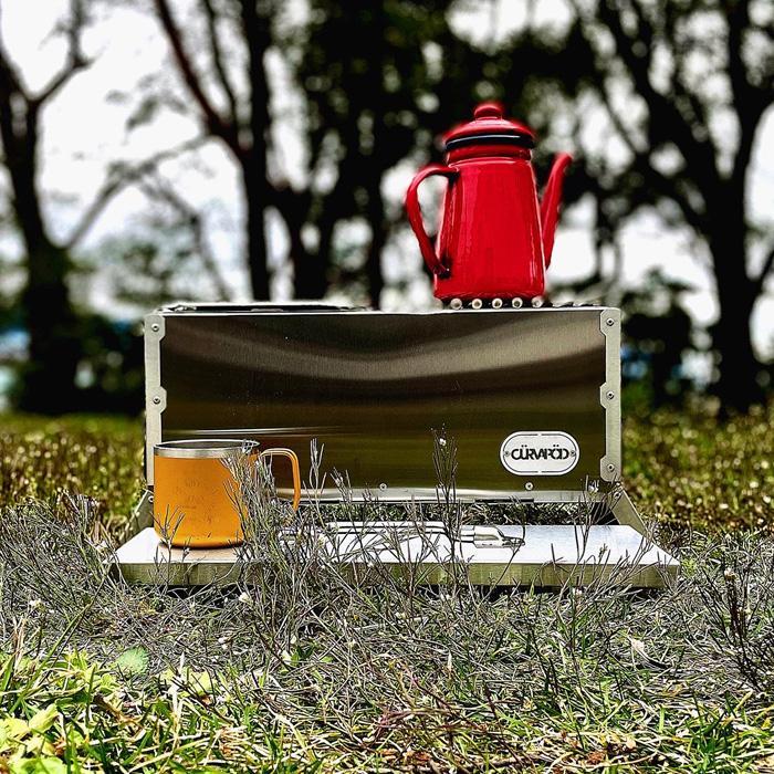 CURVAPOD 焚き火台グリル炭壺【ZENYOU】ゼンヨウ禅蛹＆専用ロストル