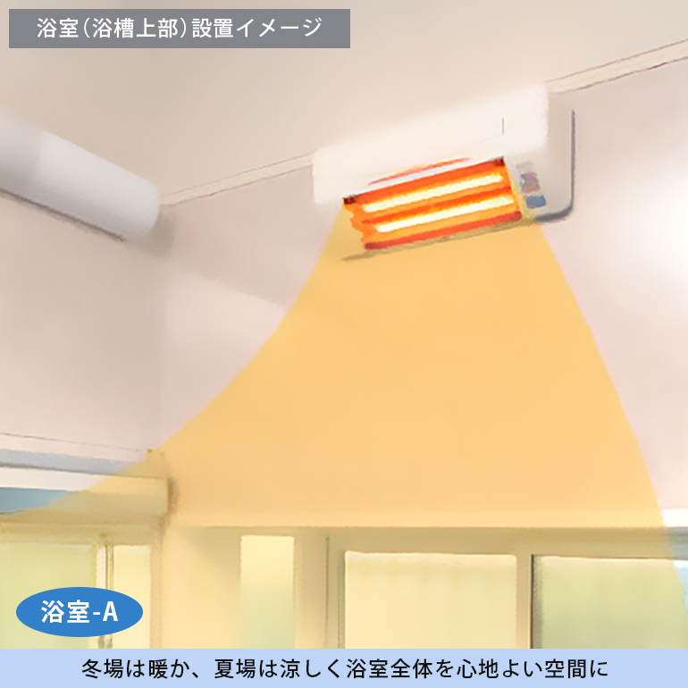 浴室用 涼風暖房機 SDG-1200GBM 1台 防水仕様 グラファイトヒーター