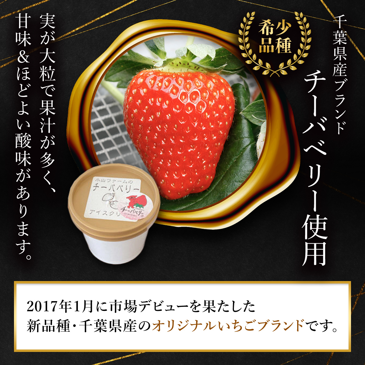 希少品種】いちごとメロンのアイス 食べ比べ5個セット SMAN013 | 千葉