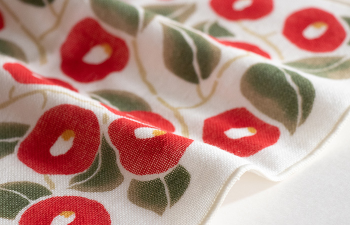 竹久夢二 ガーゼタオルハンカチ バラ マルチ | ふろしき むす美 オンライン