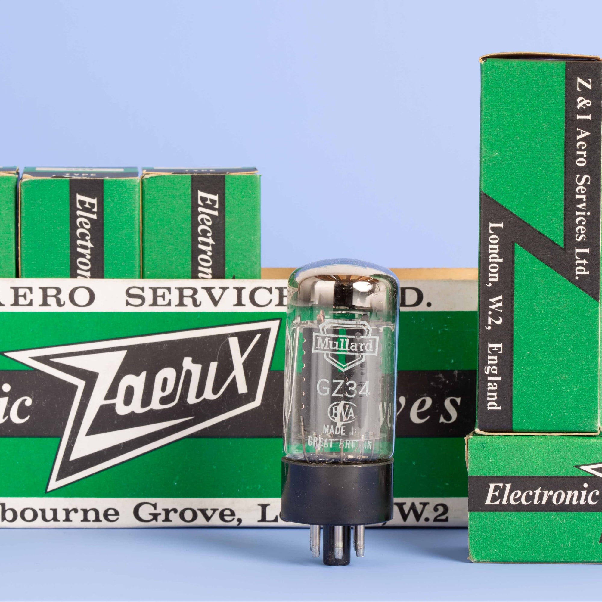 Mullard 5AR4/GZ34 Vintage Vacuum Tubes | NOS Audio Valves | Fuzz Audio