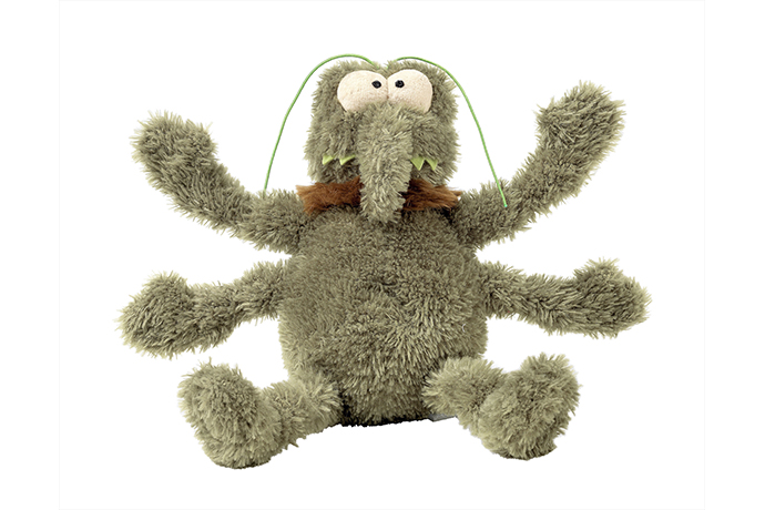 犬猫用 おもちゃ/ぬいぐるみ スクラッチ（のみ・グリーン） | FuzzYard