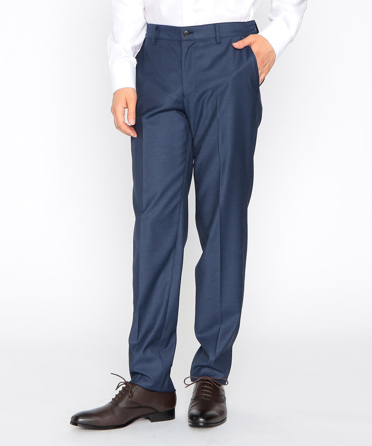 セットアップ対応】ウォッシャブル ギャバストレッチ パンツ（47