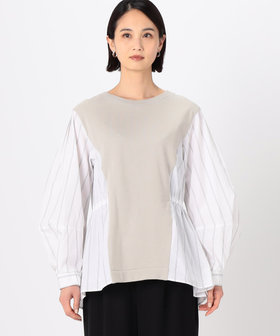 ミニ裏毛 デザインプルオーバー（72-20BG04-204）｜ギャバジンK.T