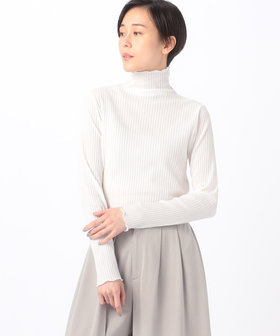 前後2WAY】シアーストライプジャージー シアーストライプカットソー