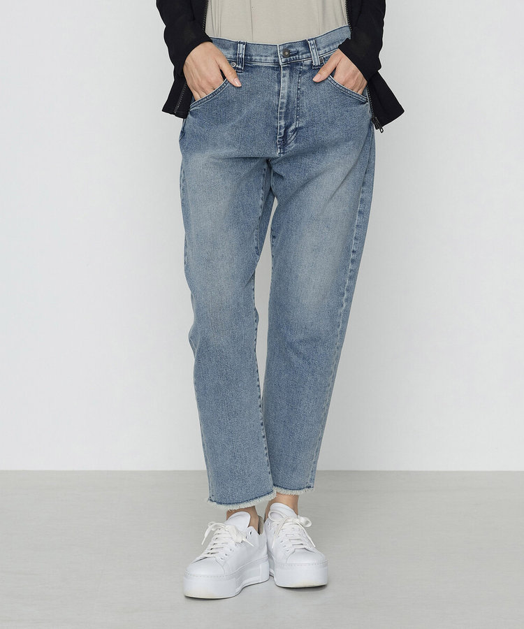 ハイパワーストレッチ クロップドデニムパンツ（77-22PK09-205