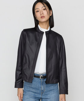 TALLサイズ 〕 ポンチエンボス シングルジャケット（76-07VI03-204