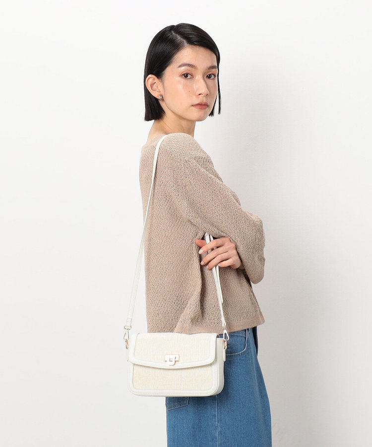 雑材ショルダーバッグ（95-20BK40-205）｜モノコムサ（MONO COMME CA