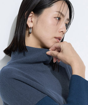 ウールブークレー ボトルネックプルオーバー（01-01EM04-205）｜K.T